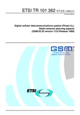 Die Norm ETSI TR 101362-V7.0.0 30.7.1999 Ansicht
