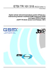 Die Norm ETSI TR 101518-V6.3.0 30.11.2002 Ansicht