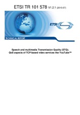 Die Norm ETSI TR 101578-V1.2.1 28.7.2015 Ansicht