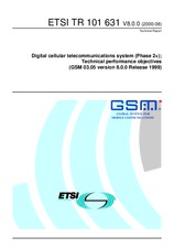 Die Norm ETSI TR 101631-V8.0.0 24.8.2000 Ansicht