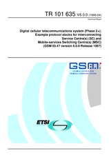 Die Norm ETSI TR 101635-V6.0.0 29.4.1999 Ansicht