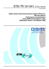 Die Norm ETSI TR 101641-V7.0.0 13.8.1999 Ansicht