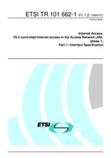 Die Norm ETSI TR 101662-1-V1.1.2 29.7.1999 Ansicht