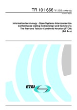 Die Norm ETSI TR 101666-V1.0.0 19.5.1999 Ansicht