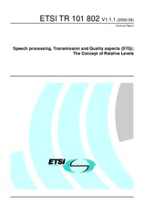 Die Norm ETSI TR 101802-V1.1.1 16.6.2000 Ansicht