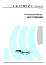 UNGÜLTIG ETSI TR 101944-V1.1.1 4.5.2001 Ansicht