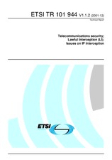 UNGÜLTIG ETSI TR 101944-V1.1.2 20.12.2001 Ansicht