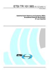 UNGÜLTIG ETSI TR 101985-V1.1.1 5.11.2002 Ansicht