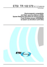 Die Norm ETSI TR 102079-V1.1.2 14.5.2003 Ansicht