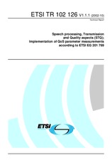 Die Norm ETSI TR 102126-V1.1.1 17.10.2002 Ansicht
