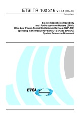 Die Norm ETSI TR 102316-V1.1.1 26.3.2004 Ansicht