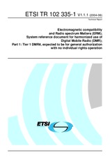 Die Norm ETSI TR 102335-1-V1.1.1 29.6.2004 Ansicht