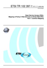 Die Norm ETSI TR 102397-1-V1.1.1 30.8.2005 Ansicht