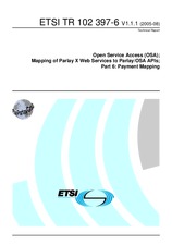 Die Norm ETSI TR 102397-6-V1.1.1 30.8.2005 Ansicht
