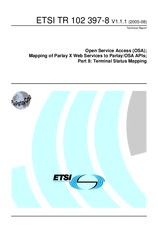 Die Norm ETSI TR 102397-8-V1.1.1 30.8.2005 Ansicht