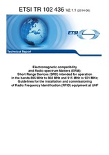 Die Norm ETSI TR 102436-V2.1.1 17.6.2014 Ansicht