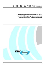 Ansicht ETSI TR 102445-V1.1.1 30.9.2006