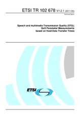 Die Norm ETSI TR 102678-V1.2.1 13.5.2011 Ansicht