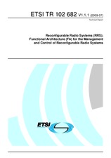 Die Norm ETSI TR 102682-V1.1.1 17.7.2009 Ansicht