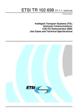 Die Norm ETSI TR 102698-V1.1.1 18.6.2009 Ansicht