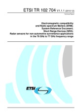 Die Norm ETSI TR 102704-V1.1.1 2.12.2010 Ansicht