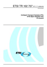 Die Norm ETSI TR 102707-V1.1.1 25.5.2009 Ansicht
