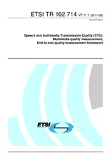 Die Norm ETSI TR 102714-V1.1.1 9.8.2011 Ansicht