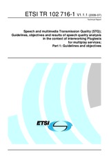 Die Norm ETSI TR 102716-1-V1.1.1 7.7.2009 Ansicht