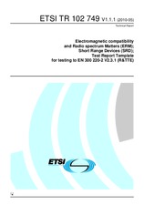 Die Norm ETSI TR 102749-V1.1.1 31.5.2010 Ansicht