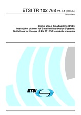 Die Norm ETSI TR 102768-V1.1.1 20.4.2009 Ansicht