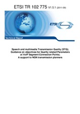 Die Norm ETSI TR 102775-V1.5.1 1.9.2011 Ansicht