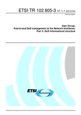 Die Norm ETSI TR 102805-3-V1.1.1 9.4.2010 Ansicht