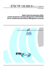 Die Norm ETSI TR 102825-8-V1.1.1 3.7.2008 Ansicht