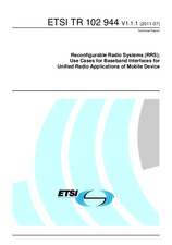 Die Norm ETSI TR 102944-V1.1.1 22.7.2011 Ansicht