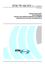 Die Norm ETSI TR 102972-V1.1.1 23.10.2009 Ansicht