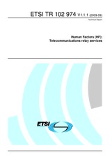 Die Norm ETSI TR 102974-V1.1.1 14.9.2009 Ansicht