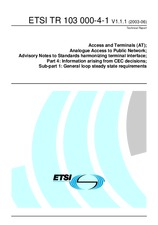 Die Norm ETSI TR 103000-4-1-V1.1.1 25.6.2003 Ansicht