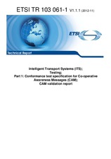 Die Norm ETSI TR 103061-1-V1.1.1 8.11.2012 Ansicht