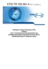 Die Norm ETSI TR 103061-4-V1.1.1 8.11.2012 Ansicht