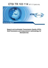 Die Norm ETSI TR 103114-V1.1.1 18.10.2013 Ansicht