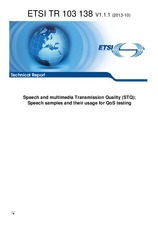 Die Norm ETSI TR 103138-V1.1.1 16.10.2013 Ansicht