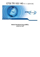 Die Norm ETSI TR 103140-V1.1.1 11.4.2014 Ansicht