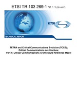 Die Norm ETSI TR 103269-1-V1.1.1 3.7.2014 Ansicht