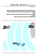 Die Norm ETSI TR 122912-V8.0.0 9.1.2009 Ansicht