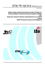 Die Norm ETSI TR 122912-V9.0.0 21.1.2010 Ansicht