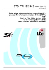 Die Norm ETSI TR 122942-V8.1.0 30.1.2009 Ansicht