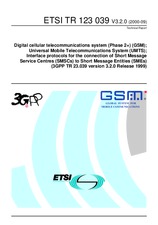 Die Norm ETSI TR 123039-V3.2.0 30.9.2000 Ansicht
