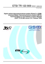 Die Norm ETSI TR 123909-V3.0.1 3.8.2001 Ansicht