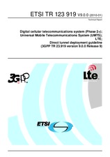 Die Norm ETSI TR 123919-V9.0.0 11.1.2010 Ansicht