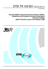 Die Norm ETSI TR 125921-V3.2.0 31.12.2000 Ansicht
